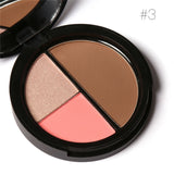 3 in 1 Highlighter/Contour/Blush Makeup Palette