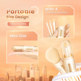 FOCALLURE 4-In-1 Makeup Brush Set