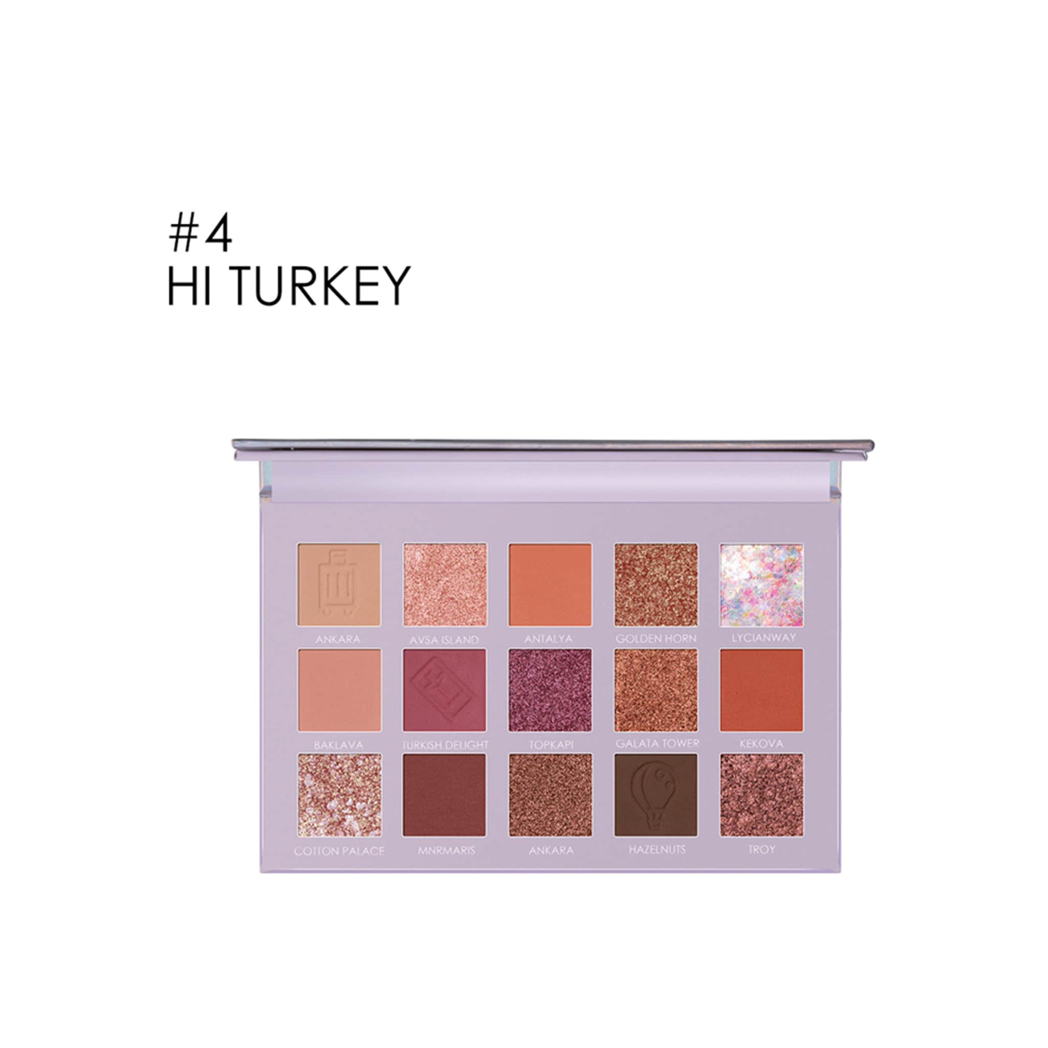 15 Pan eyeshadow Turkey Palette