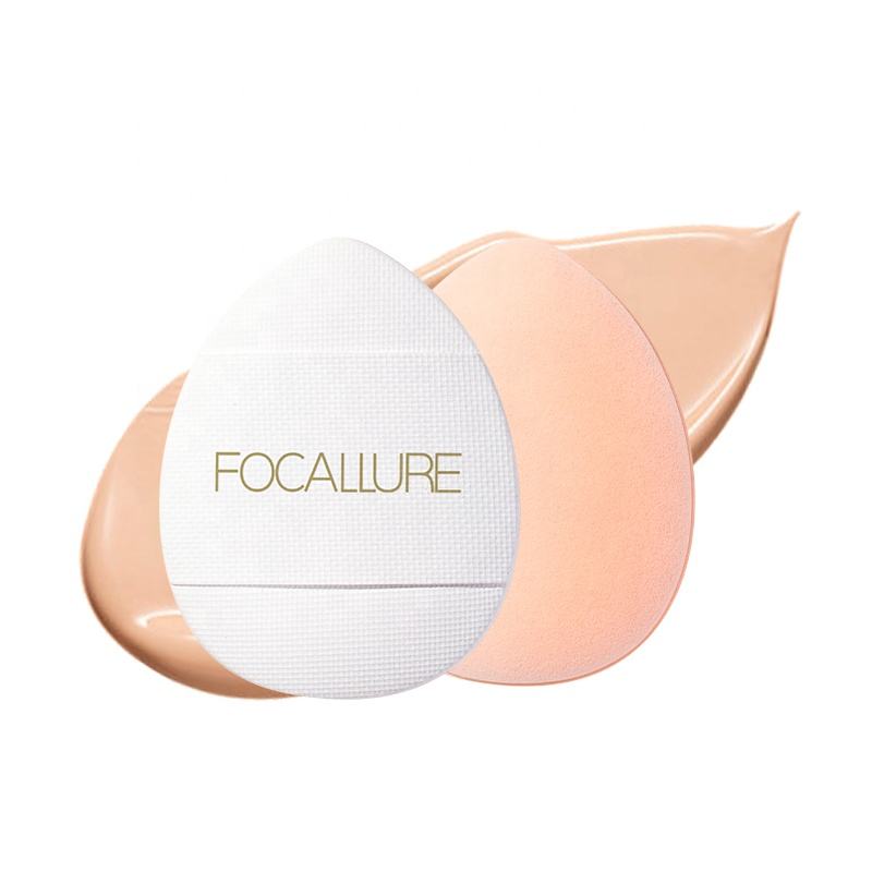 FOCALLURE Face Makeup Puff – Teardrop Shape (With Logo)
