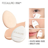 FOCALLURE Face Makeup Puff – Teardrop Shape (With Logo)