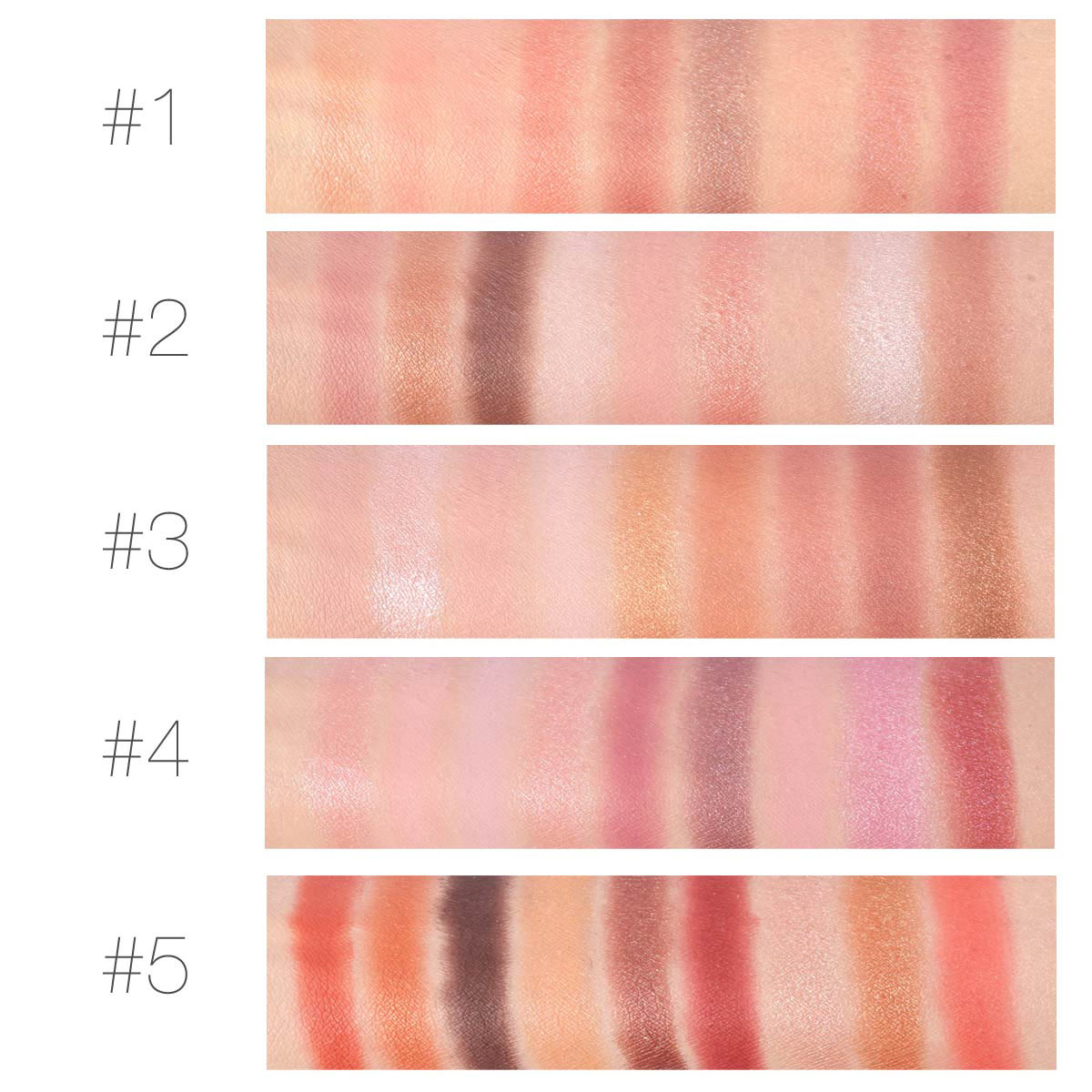9 colors shimmer matte eyeshadow Palette