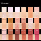 18 colors earth nude eyeshadow Palette