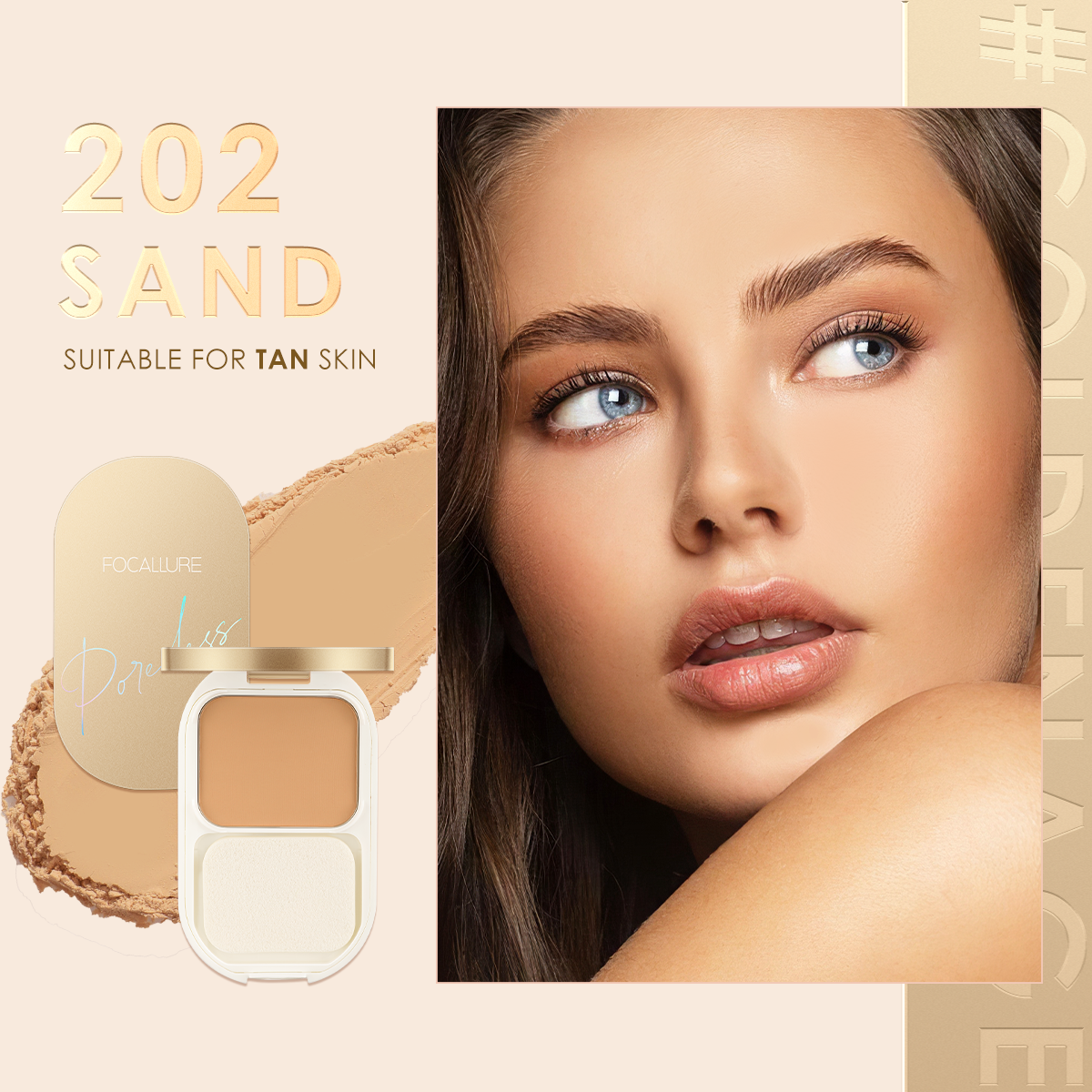Poreless Compact Powder – Focallure Pakistan