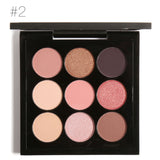 9 colors shimmer matte eyeshadow Palette