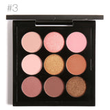 9 colors shimmer matte eyeshadow Palette