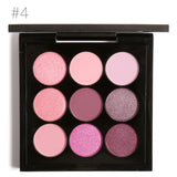 9 colors shimmer matte eyeshadow Palette